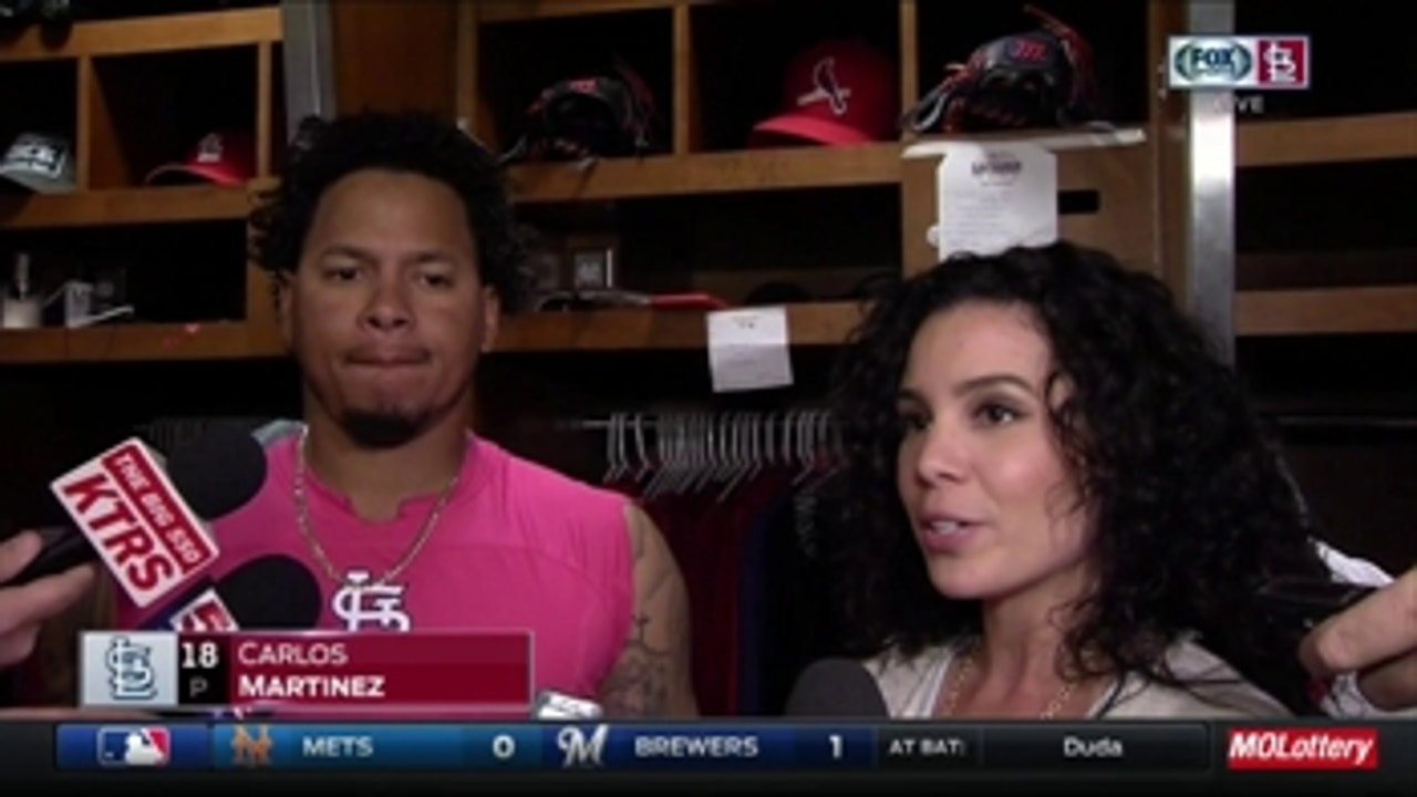 Carlos Martinez says he's focused on helping out offensively