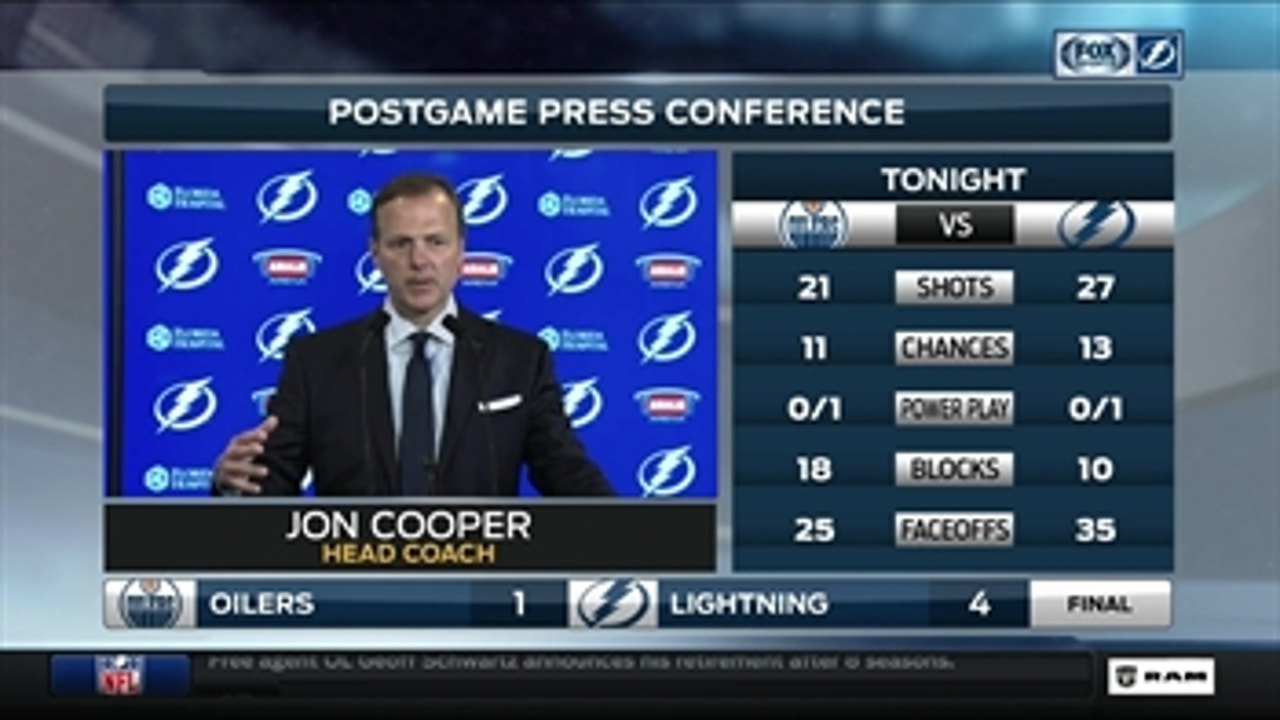 Jon Cooper: 'We've really turned up our physical game'