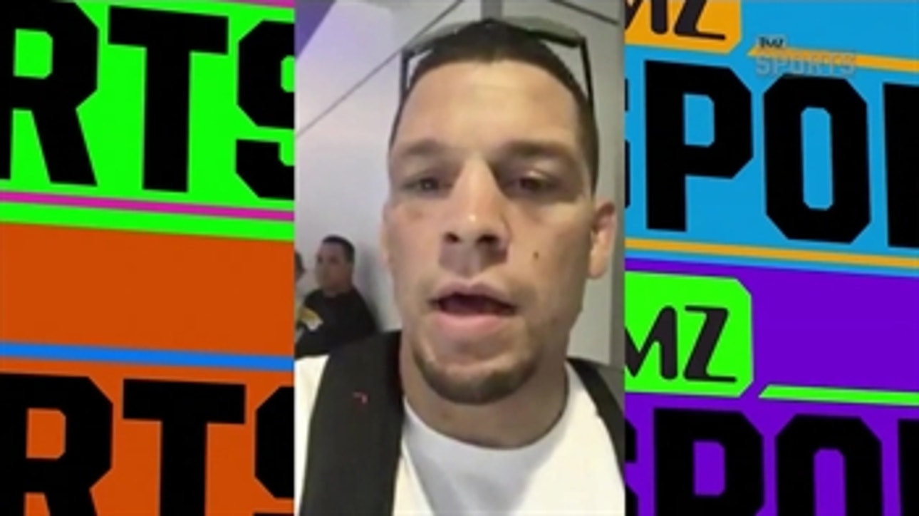 Nate Diaz joins us from the airport - 'TMZ Sports'