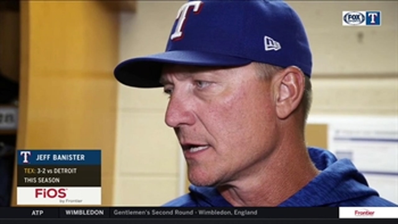 Jeff Banister on 'pitchers duel', loss to Detroit