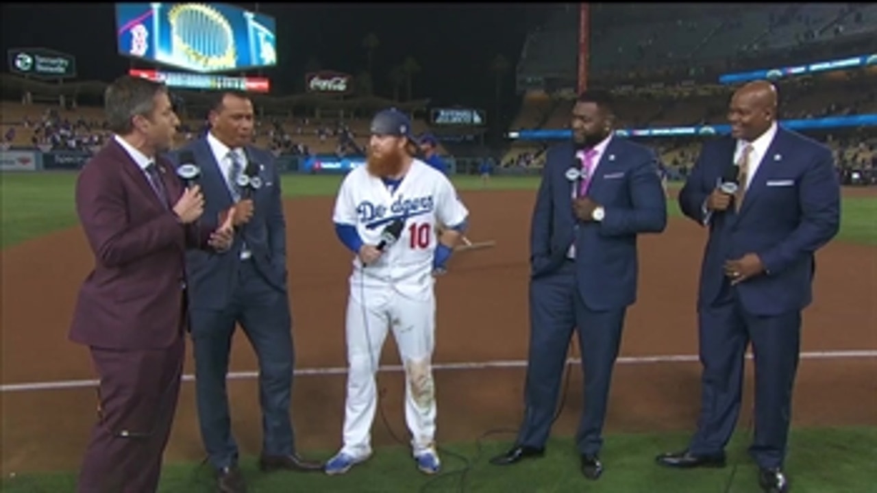 Justin Turner joins the MLB on FOX crew to break down an absolutely epic World Series Game 3 ' MLB on FOX