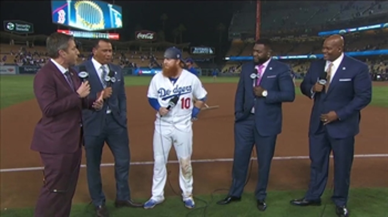 Justin Turner joins the MLB on FOX crew to break down an absolutely epic World Series Game 3 ' MLB on FOX