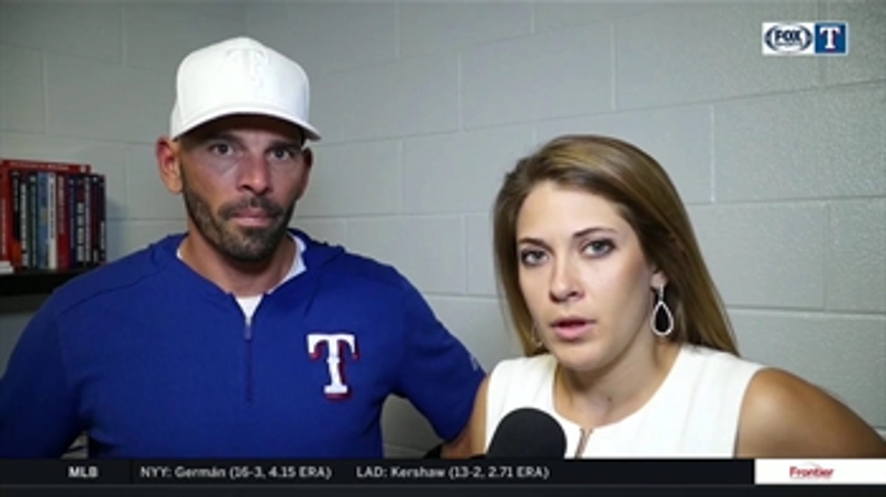 Chris Woodward on Brock Burke: 'That's a pretty good outing' ' Rangers Live