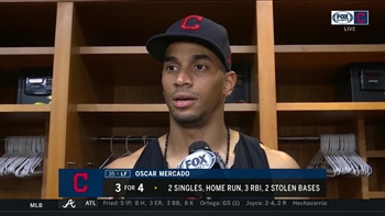 Oscar Mercado talks about why hitting a home run against the Yankees was special