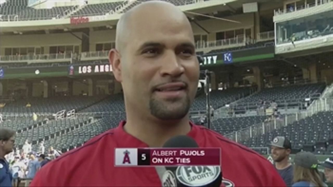 Pujols roots for Royals except when he plays them