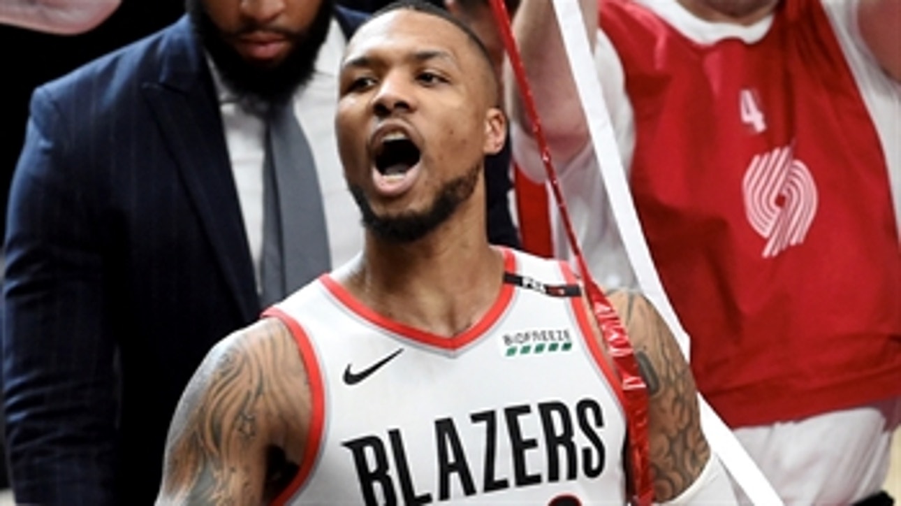 Shannon Sharpe reacts to Damian Lillard's 'spectacular' 50-point night and game-winner to close out Thunder