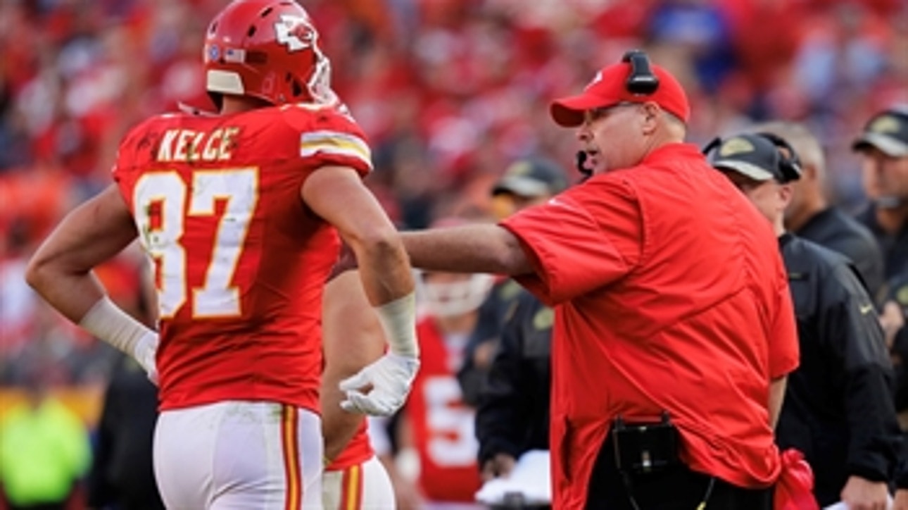 Travis Kelce discusses how Kansas City Chiefs head coach Andy Reid has elevated his game