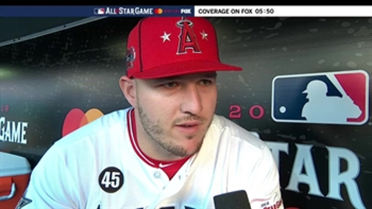 Mike Trout chats with Ken Rosenthal as he seeks third MLB All-Star Game MVP