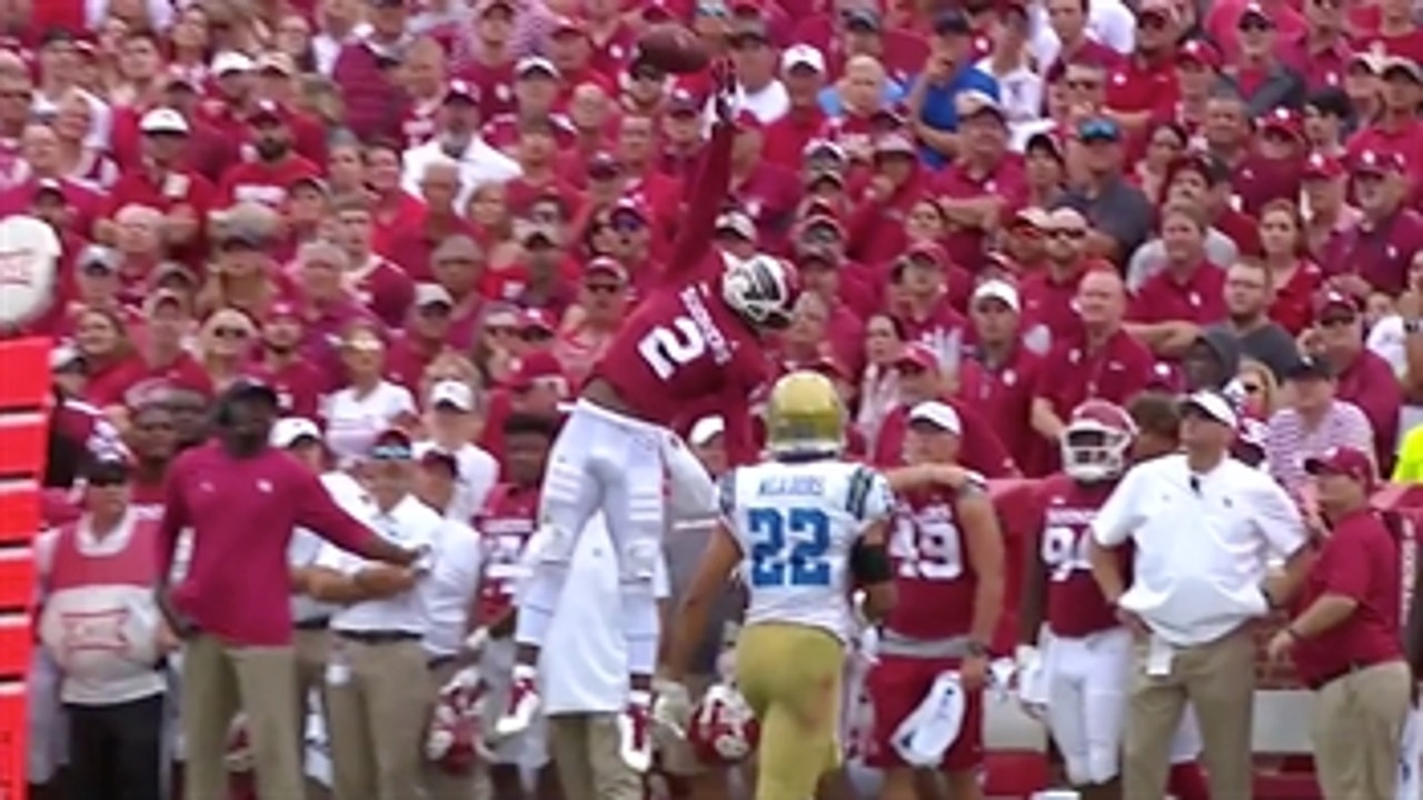 Oklahoma's CeeDee Lamb made the catch of the year vs. UCLA ... even if it didn't count