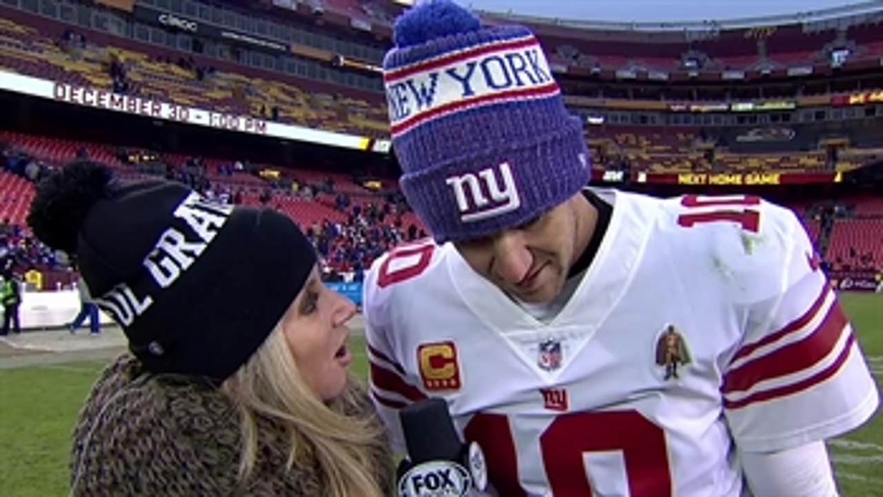 'It's a special group of guys': Eli Manning has praise for his Giants teammates after their Week 14 win