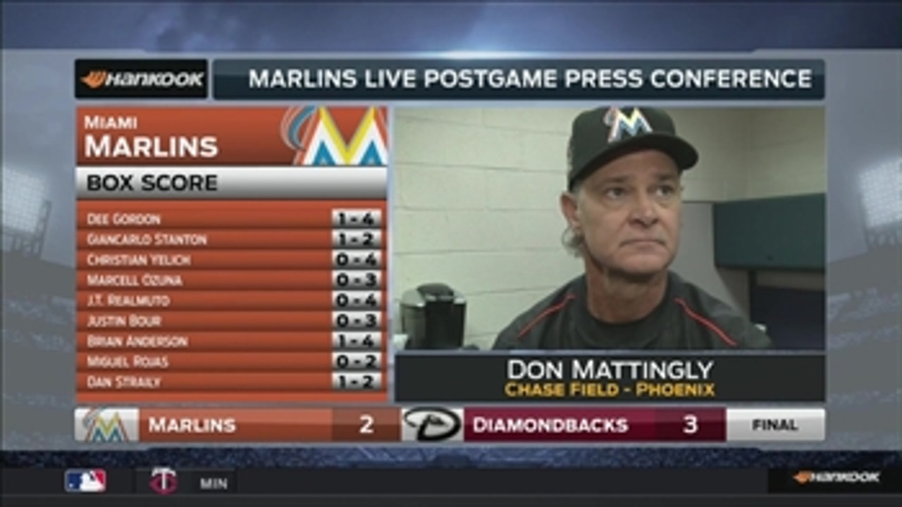Don Mattingly: Dan Straily threw a good game today