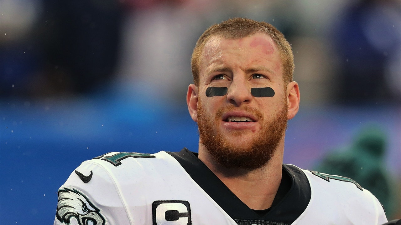 Nick Wright wonders why Eagles keep reassuring Carson Wentz of his position: 'Say less!'