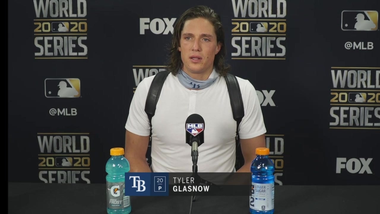 Tyler Glasnow talks about what he can build on after Rays' Game 1 loss Dodgers