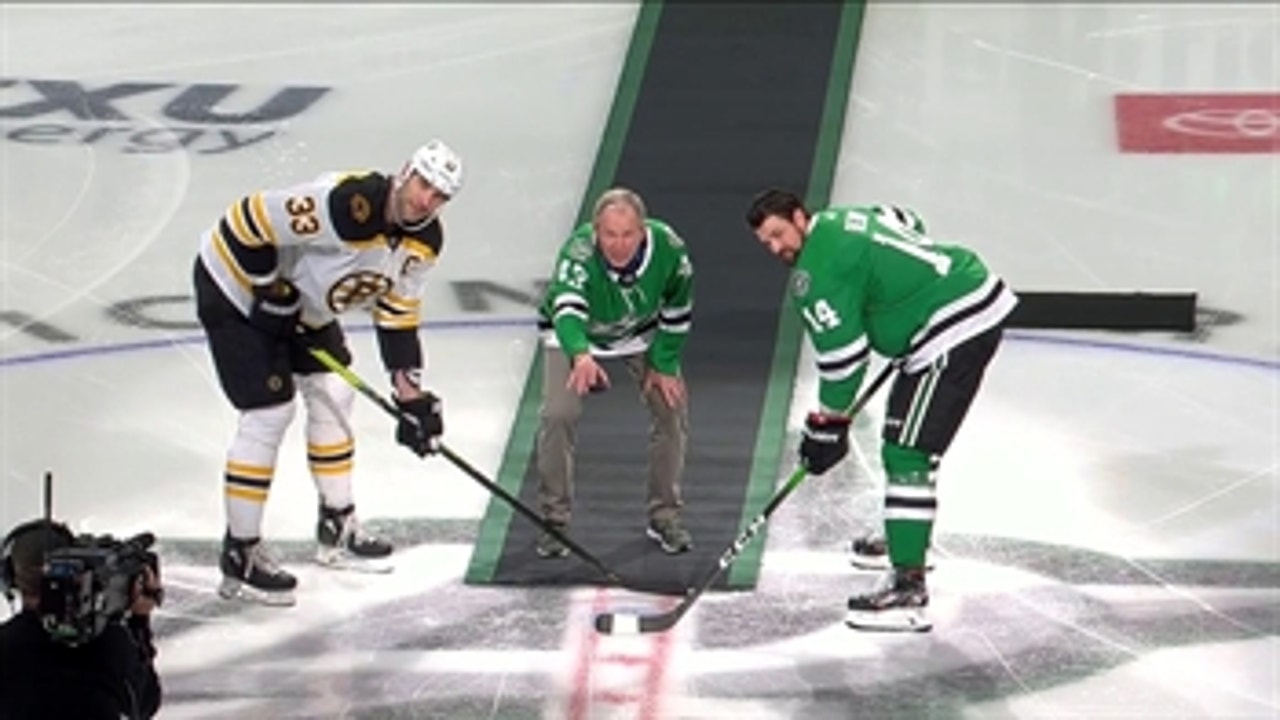 George W. Bush Drops the Puck on Opening Night