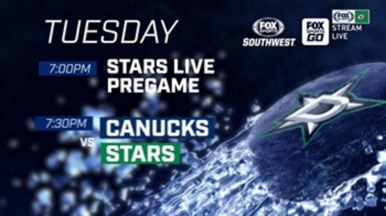Stars Back Home To Face the Canucks | Stars Live