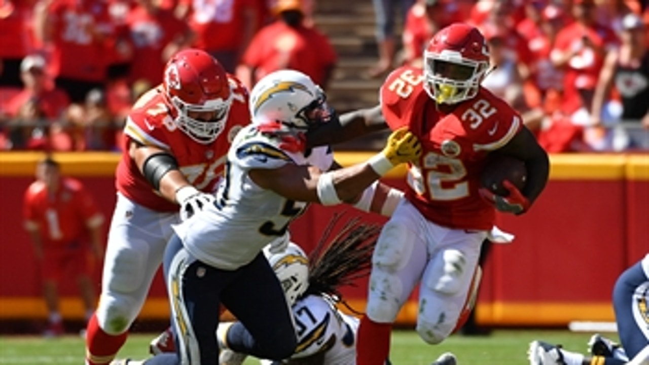 Spencer Ware should be your choice this week at running back on your fantasy team