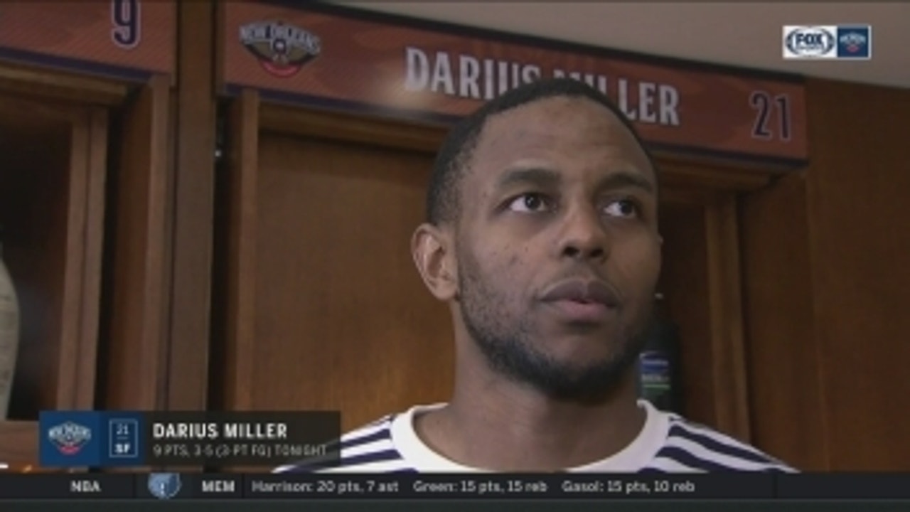 Darius Miller's confidence is growing with each game