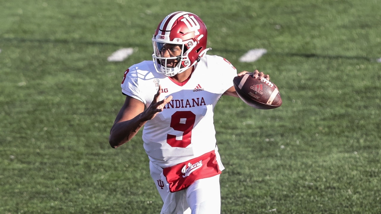 Michael Penix throws 63-yard dart to Whop Philyor, Indiana leads Rutgers, 23-7