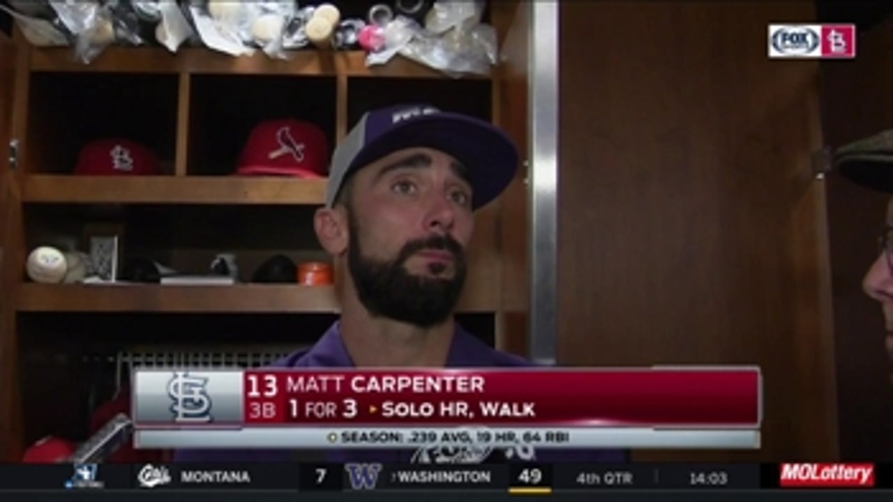 Matt Carpenter: 'We're going through a special stretch right now'