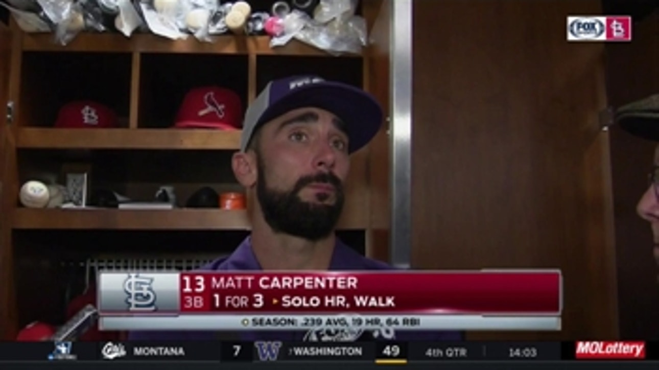 Matt Carpenter: 'We're going through a special stretch right now'