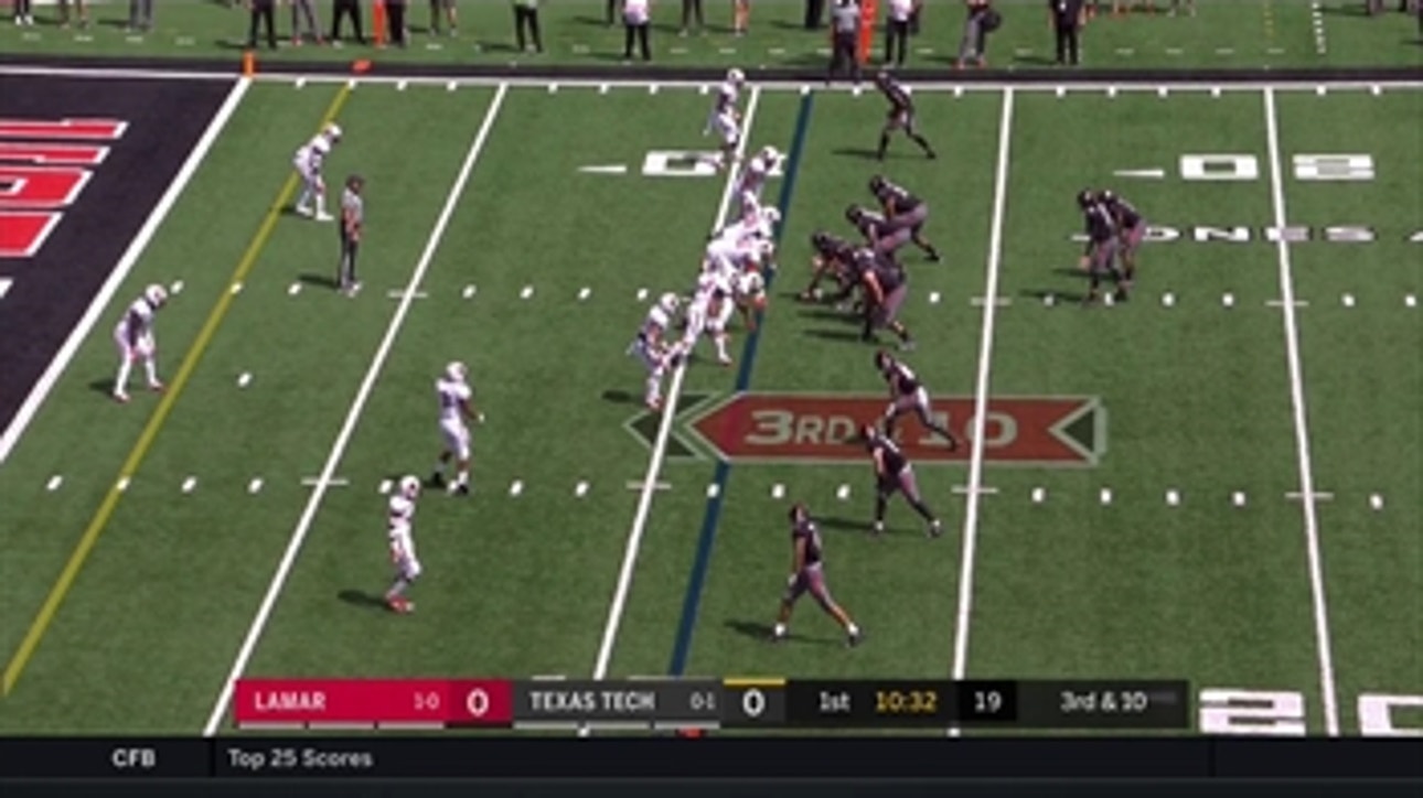 HIGHLIGHTS: Alan Bowman finds the Endzone, Red Raiders score first ' Lamar at Texas Tech