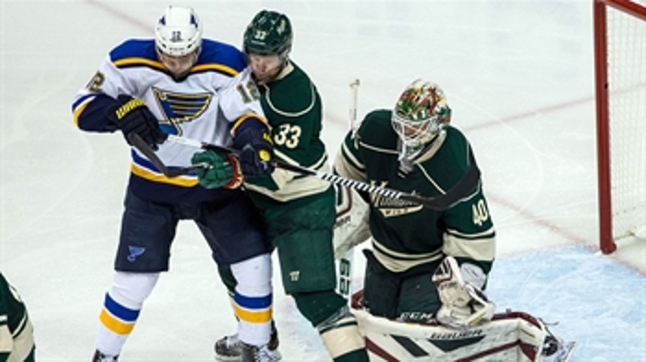 Dubnyk, Wild shut out Blues in Game 3