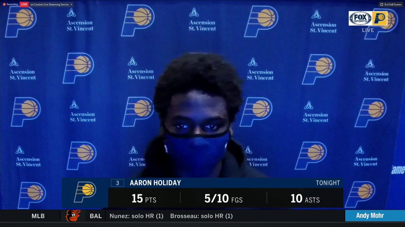 Aaron Holiday on T.J. Warren scoring 53 points: 'That's what he does'