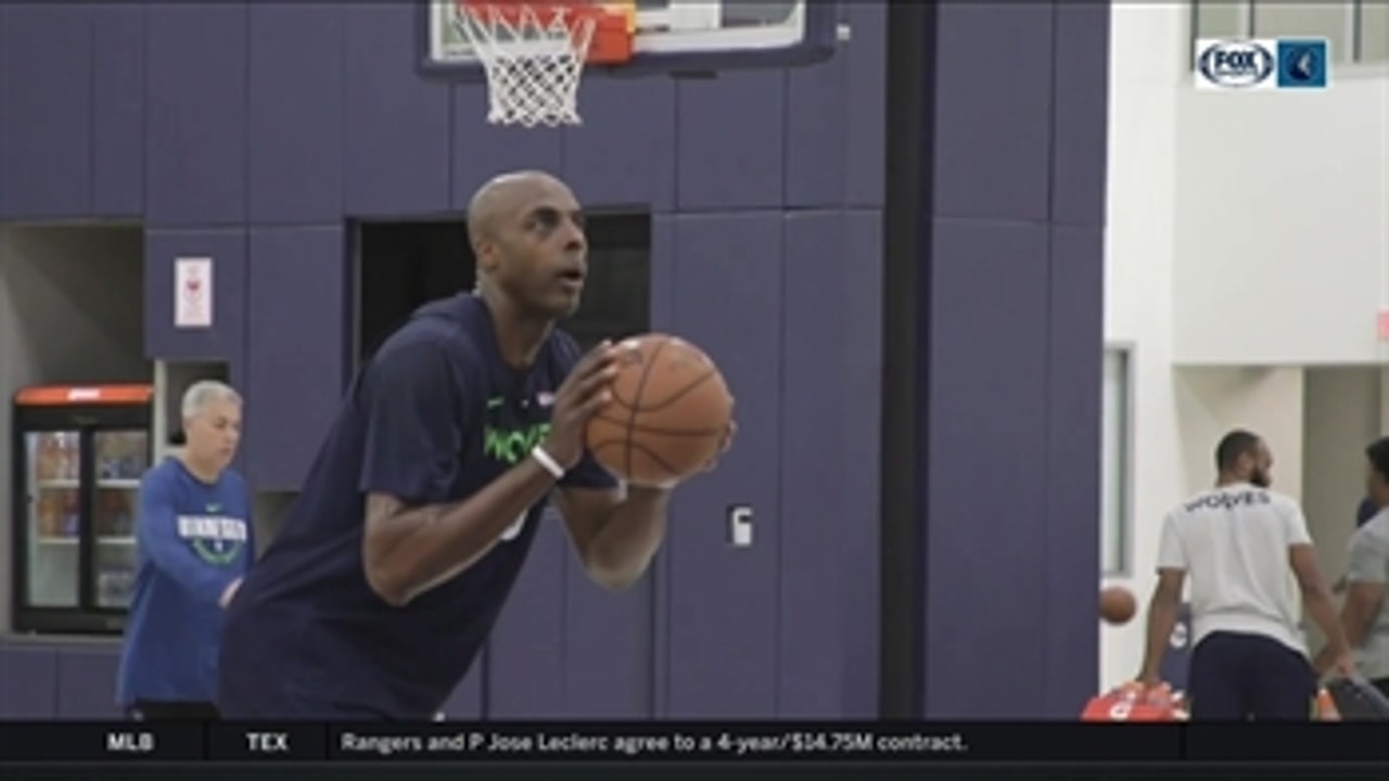 An inside look at Anthony Tolliver's shooting routine