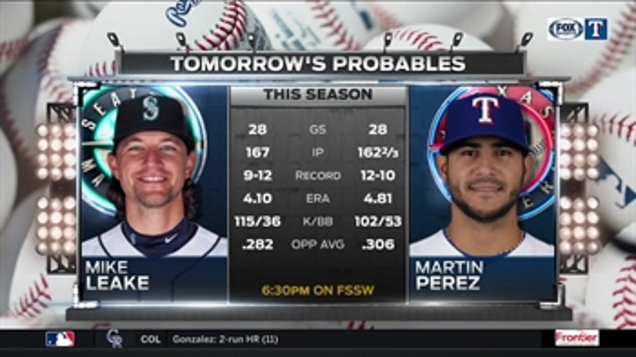 Martin Perez goes for the win ' Rangers Live