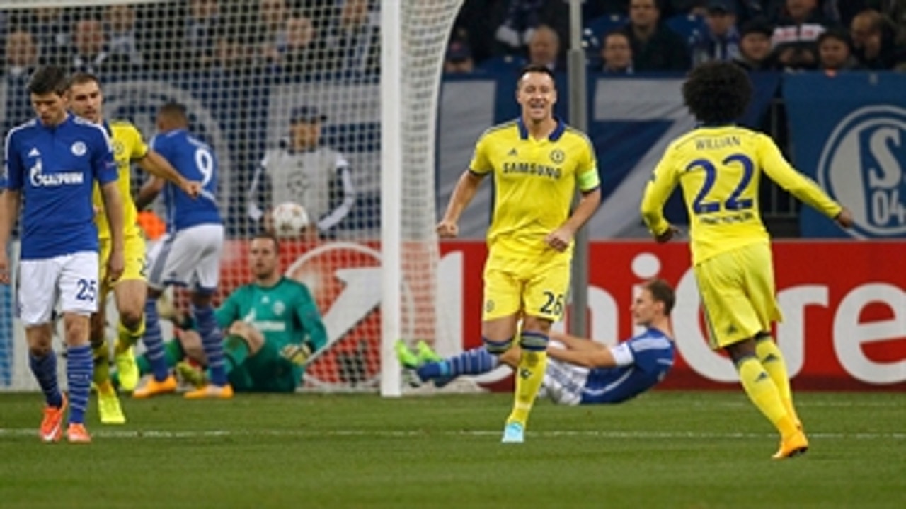 Willian doubles Chelsea's lead