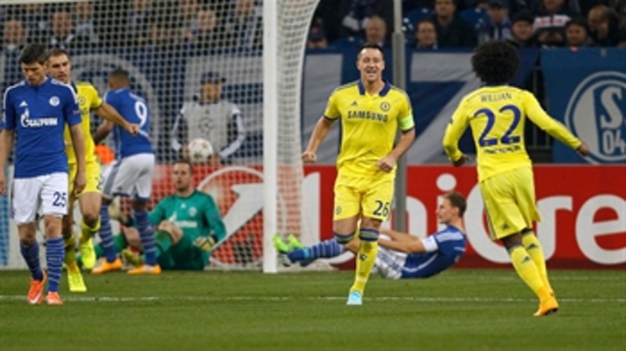 Willian doubles Chelsea's lead