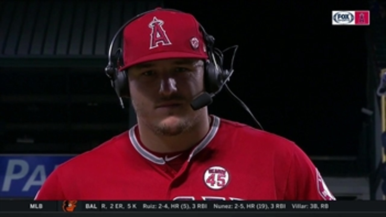 Mike Trout goes 2-5 with 2 RBIs and 2 HR