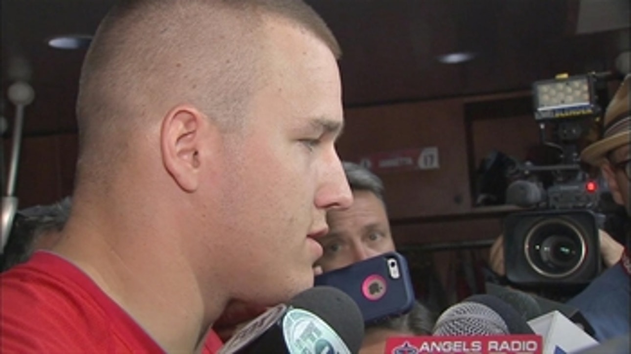 Trout reacts to Angels' loss in Game 2