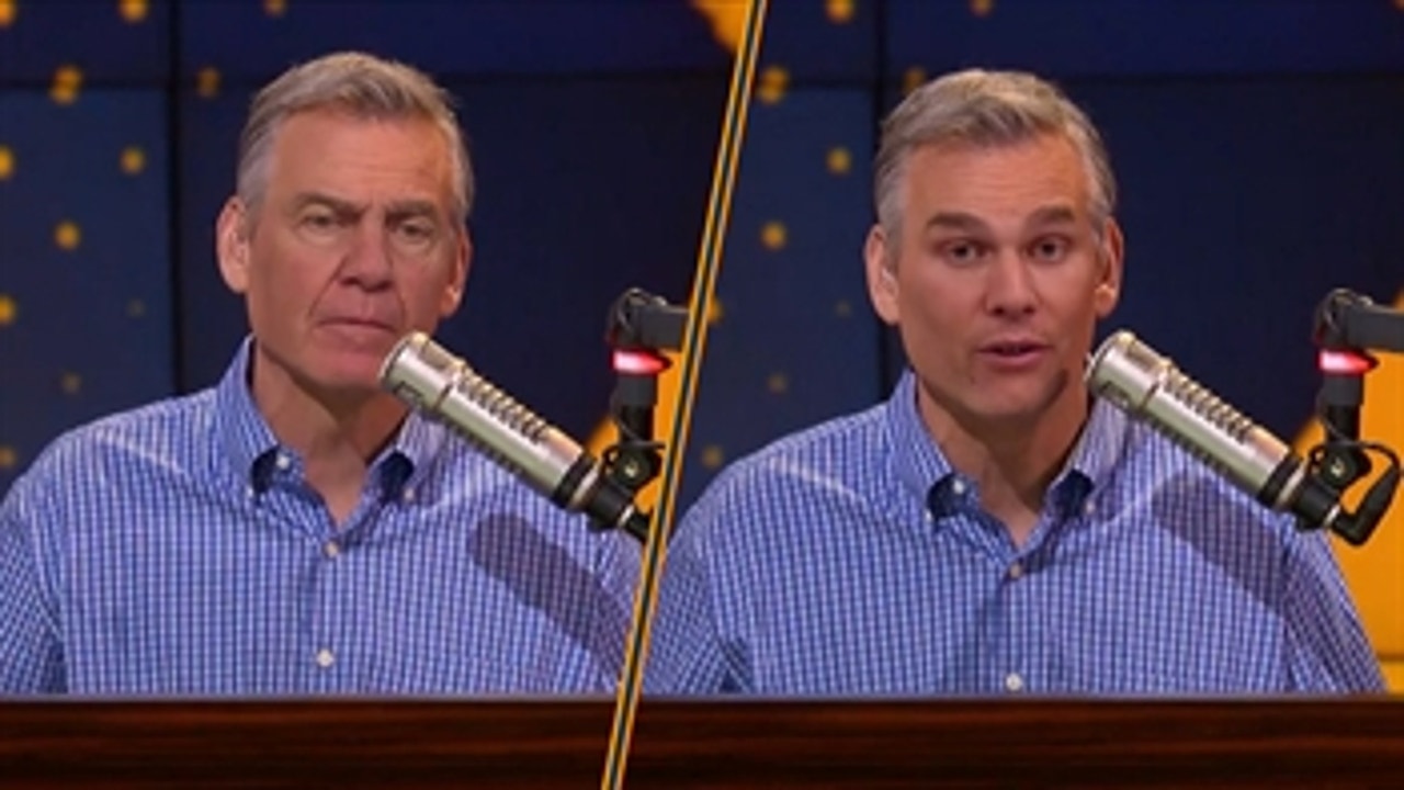Colin Cowherd does a face swap with Bill Belichick and Tom Brady ' LIVE FROM MIAMI