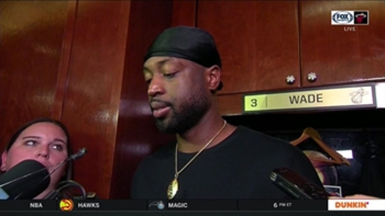 Dwyane Wade on message from Udonis Haslem during game
