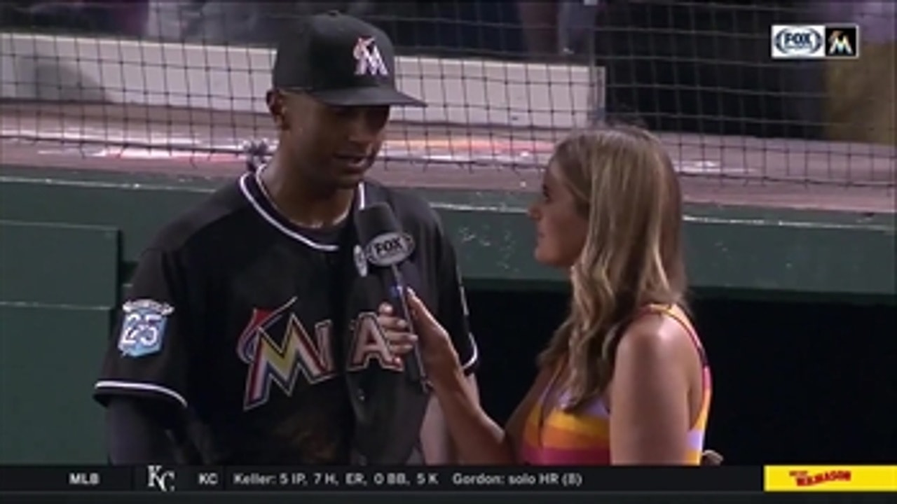 Isaac Galloway speaks about game-winning hit, motivation to help Marlins win games