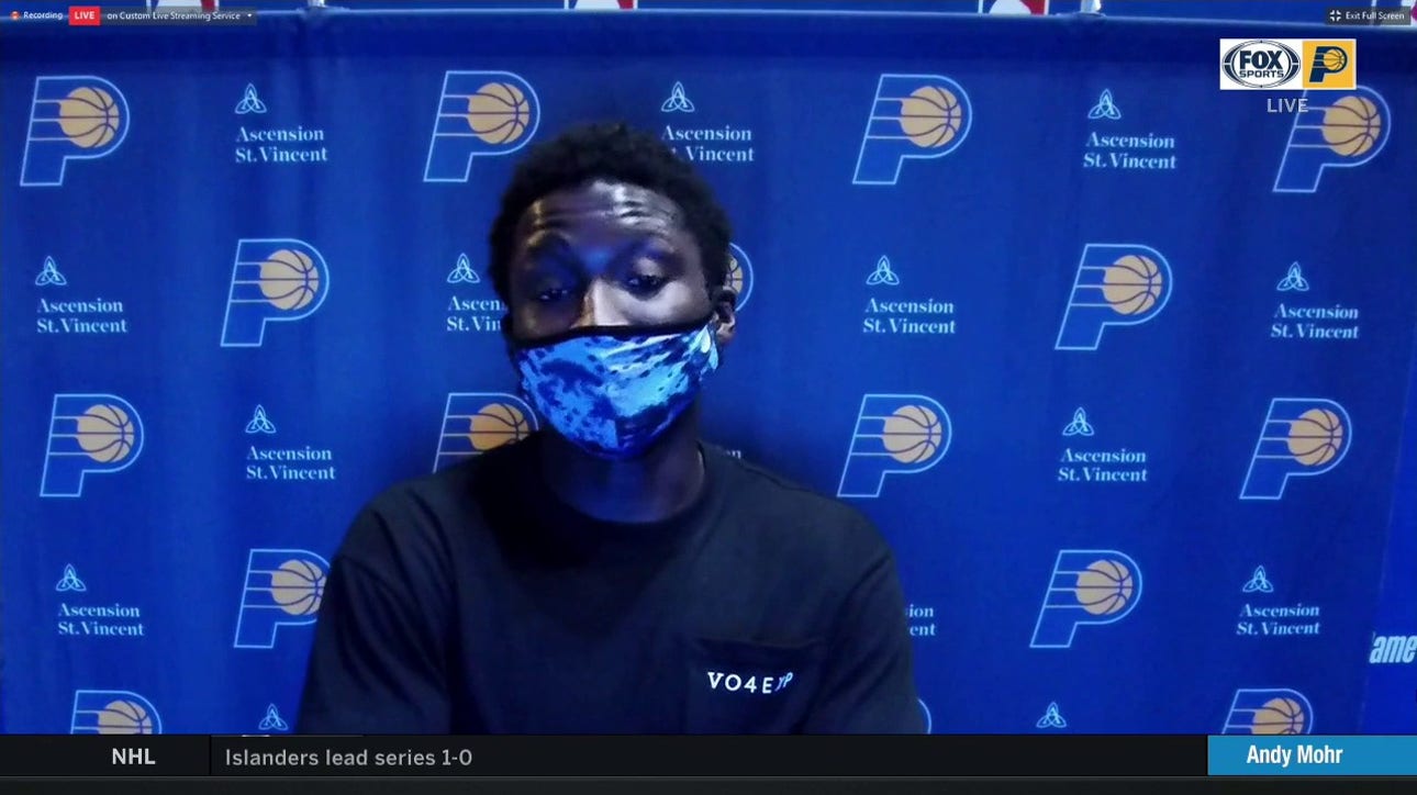 Oladipo: 'It was good to just be out there competing, playing the game I love'