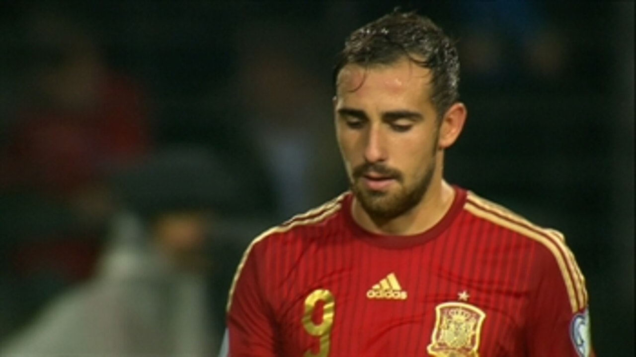Alcacer doubles Spain advantage in Luxembourg