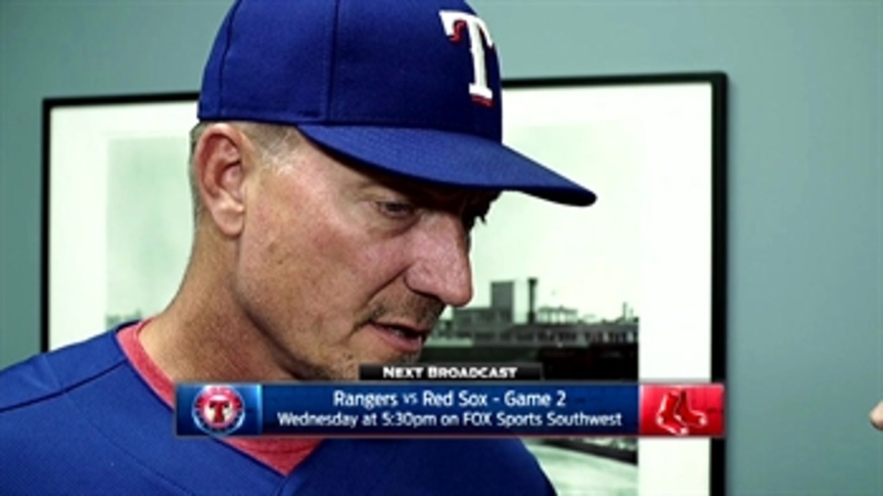 Jeff Banister on the 6th inning in loss: 'It was the freebies'