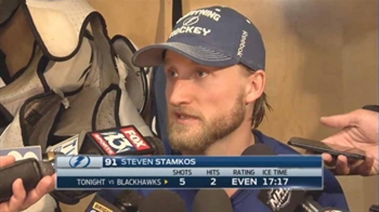 Steven Stamkos: 'A little too much sitting back'