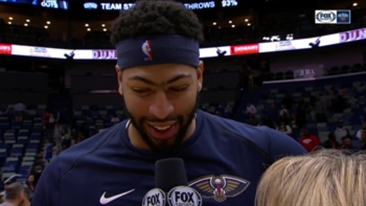 Anthony Davis on defense leading to win over Spurs