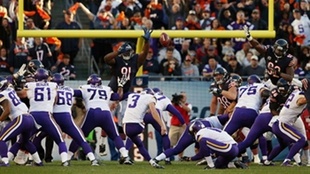 Last-second FG lifts Vikings over Bears