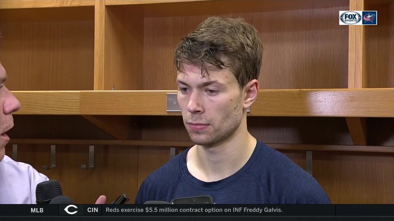 Inside the CBJ Locker Room