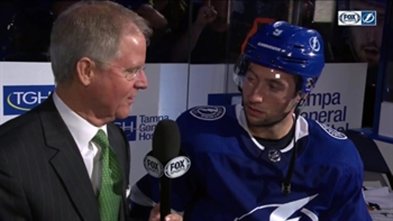 Paul Kennedy sits down postgame with Tyler Johnson