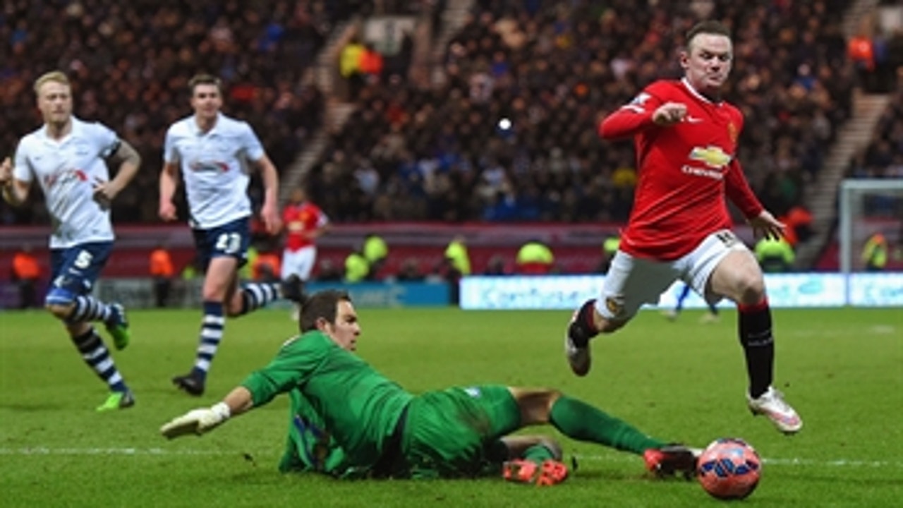 Rooney seals Man United win over Preston North End