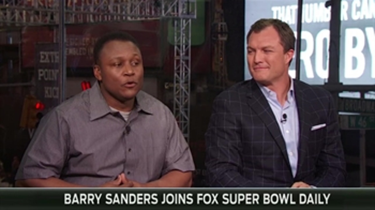 Barry Sanders joins FOX Super Bowl Daily
