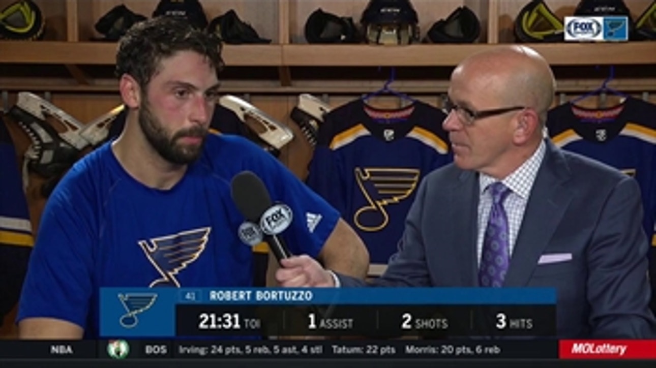 Bortuzzo: 'There was some sheer confusion' on illegal stick penalty