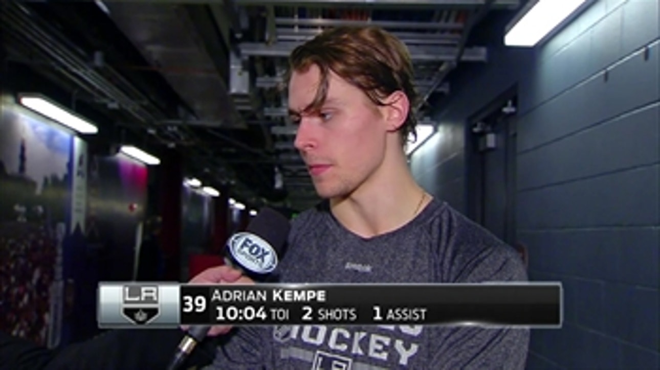 Adrian Kempe picks up first win of NHL career