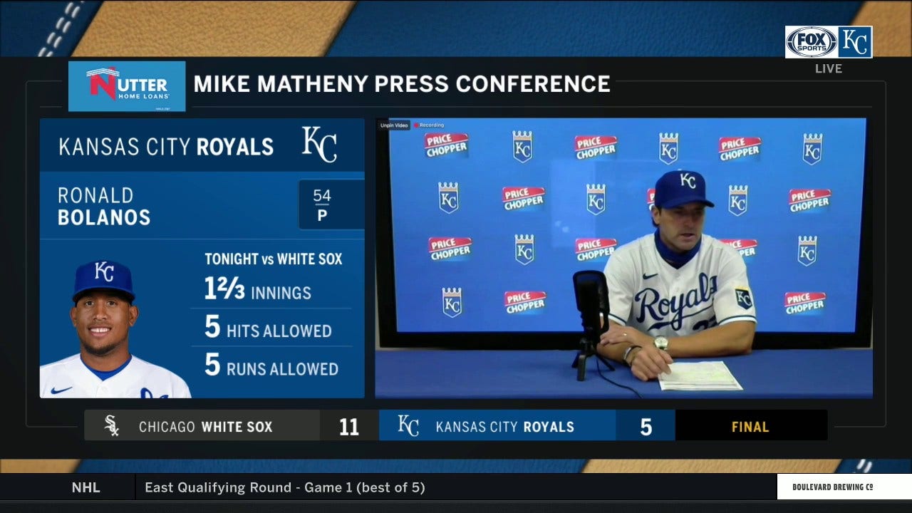 Matheny after Royals fall to White Sox: 'We can't be a four-error team'