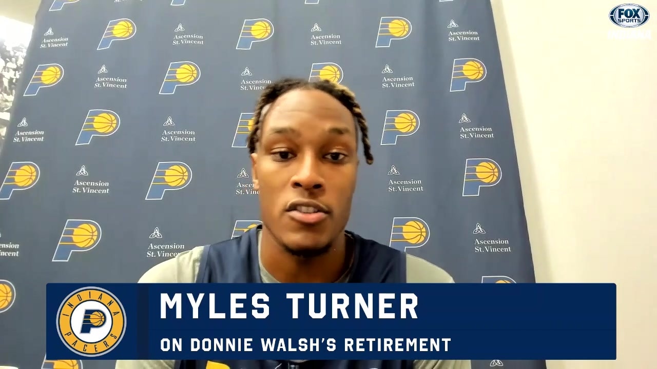 Myles Turner on Donnie Walsh's retirement